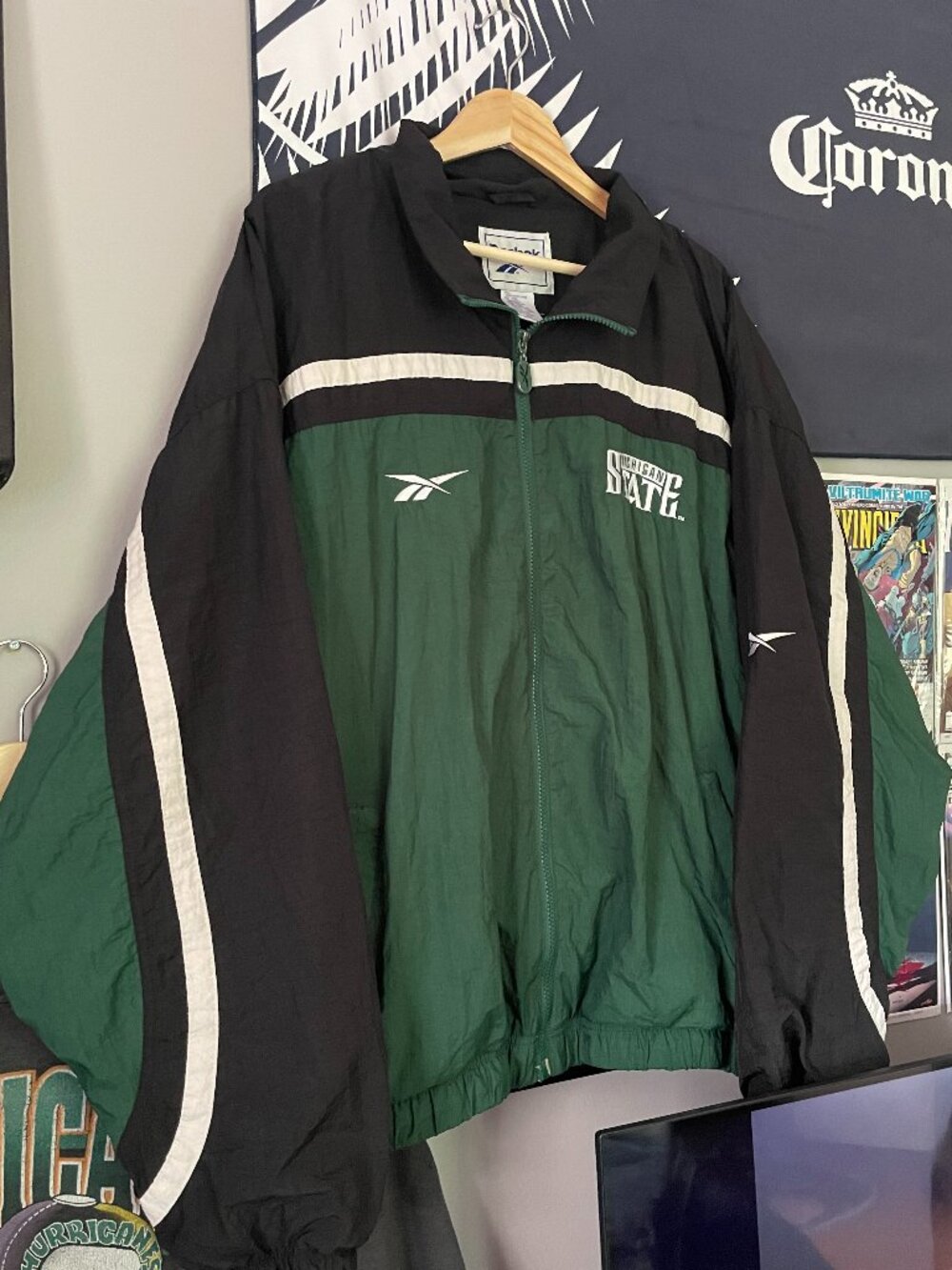 Vintage Michigan State Reebok Windbreaker - Picture 2 of 6